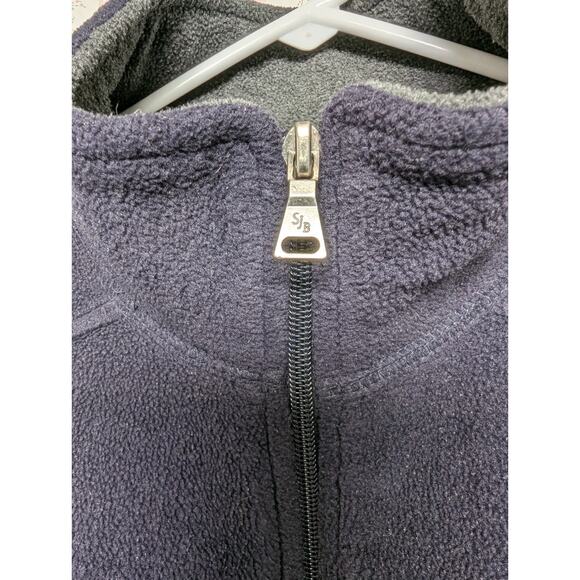 St John's Bay Quarter Zip Pullover MENS SIZE Medium Black Fleece Sweater comfy - Picture 2 of 8
